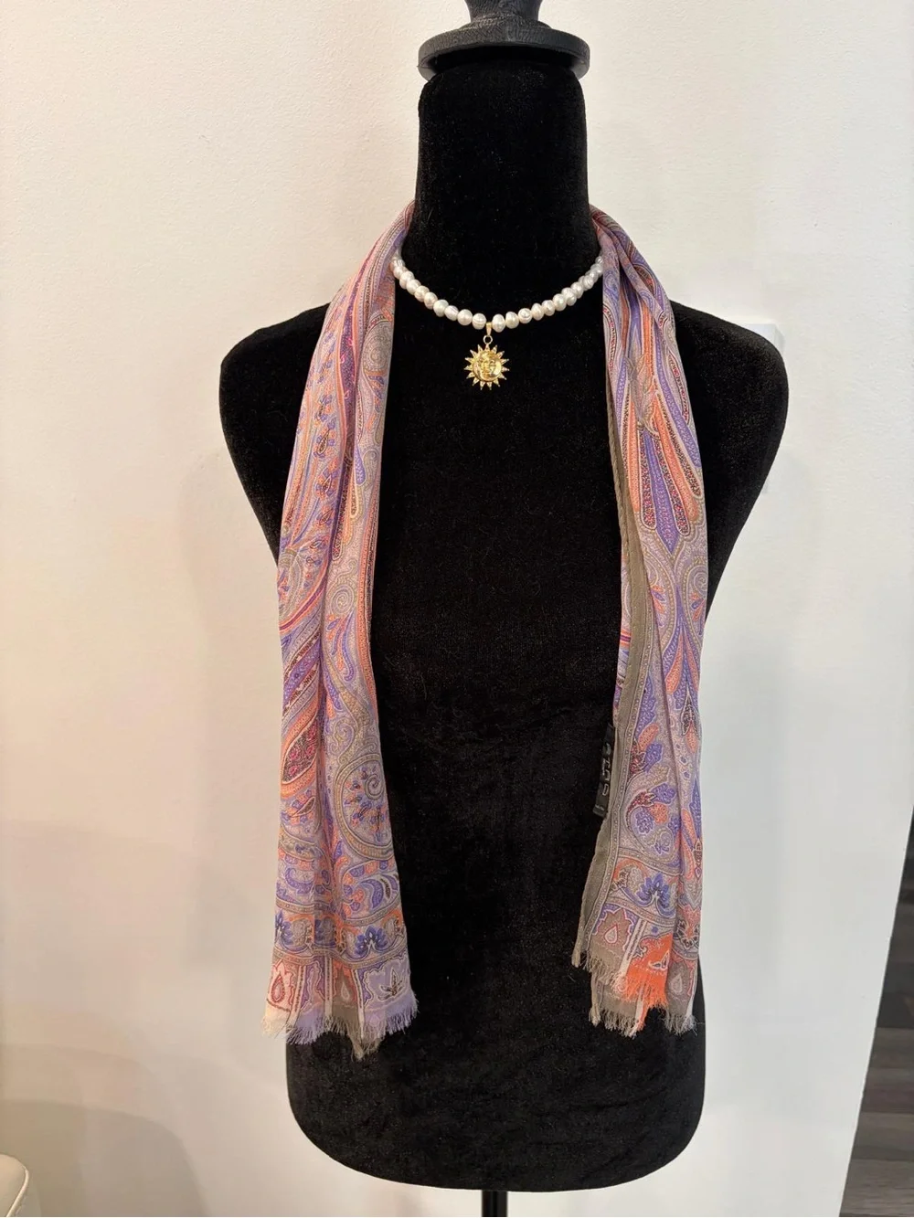 Etro Silk Shawl Multicolor Made in Italy